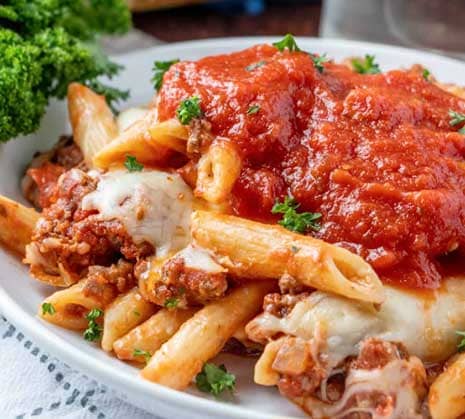 Ziti with Sauce